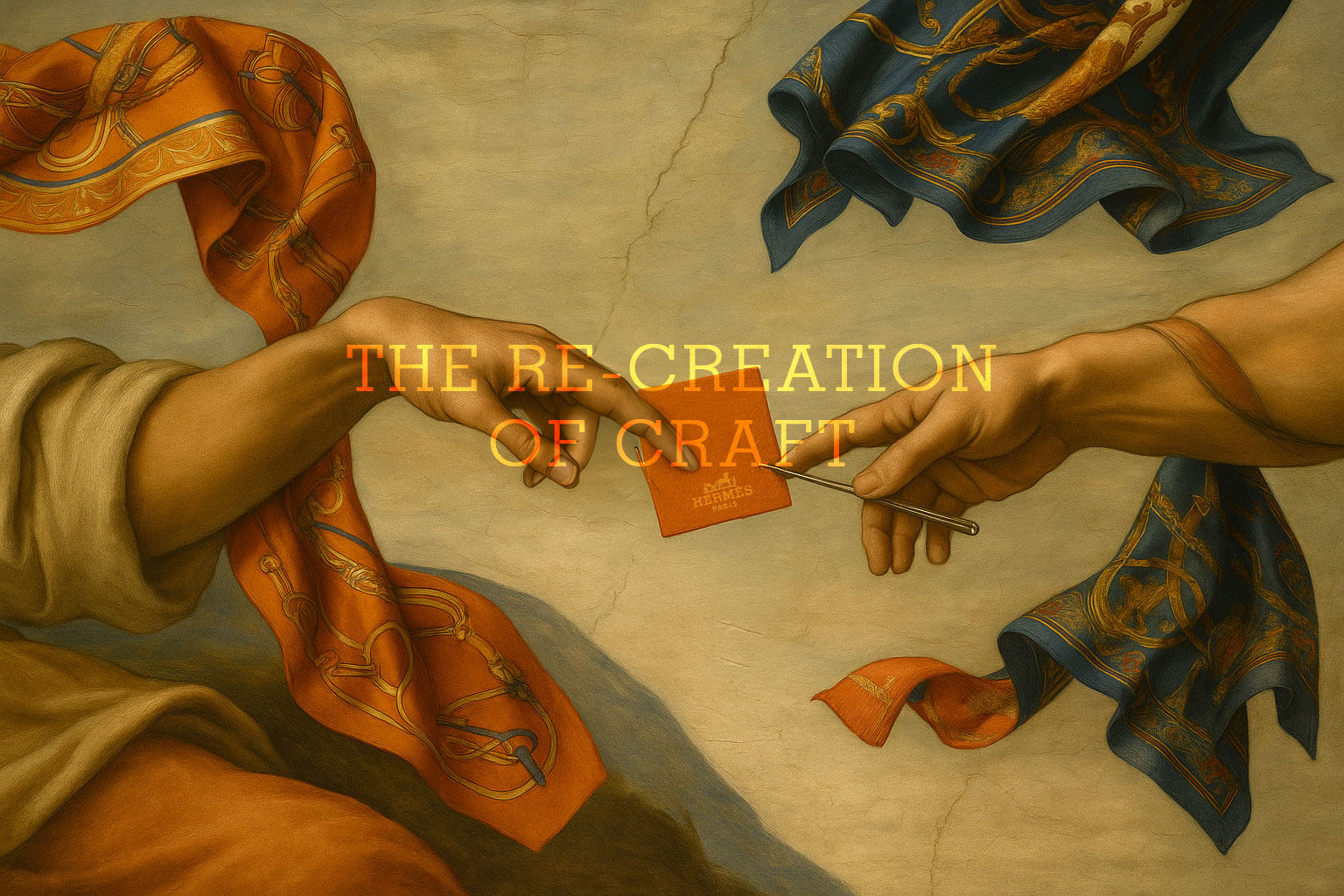 Hermès — Métiers d'Avenir, The Re-Creation of Craft — conceptual work by Liana Nastase